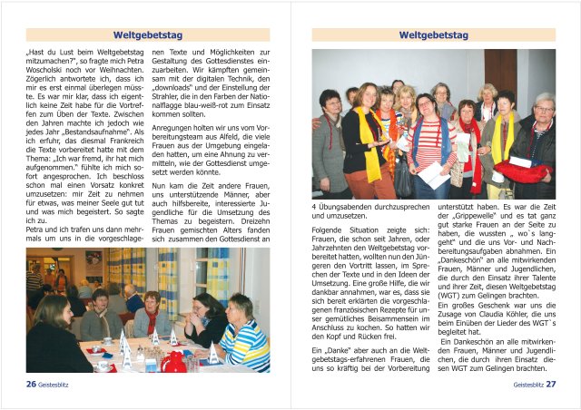 Gemeindebrief Juni - August 2013