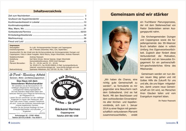 Gemeindebrief Dezember 2013 - Februar 2014