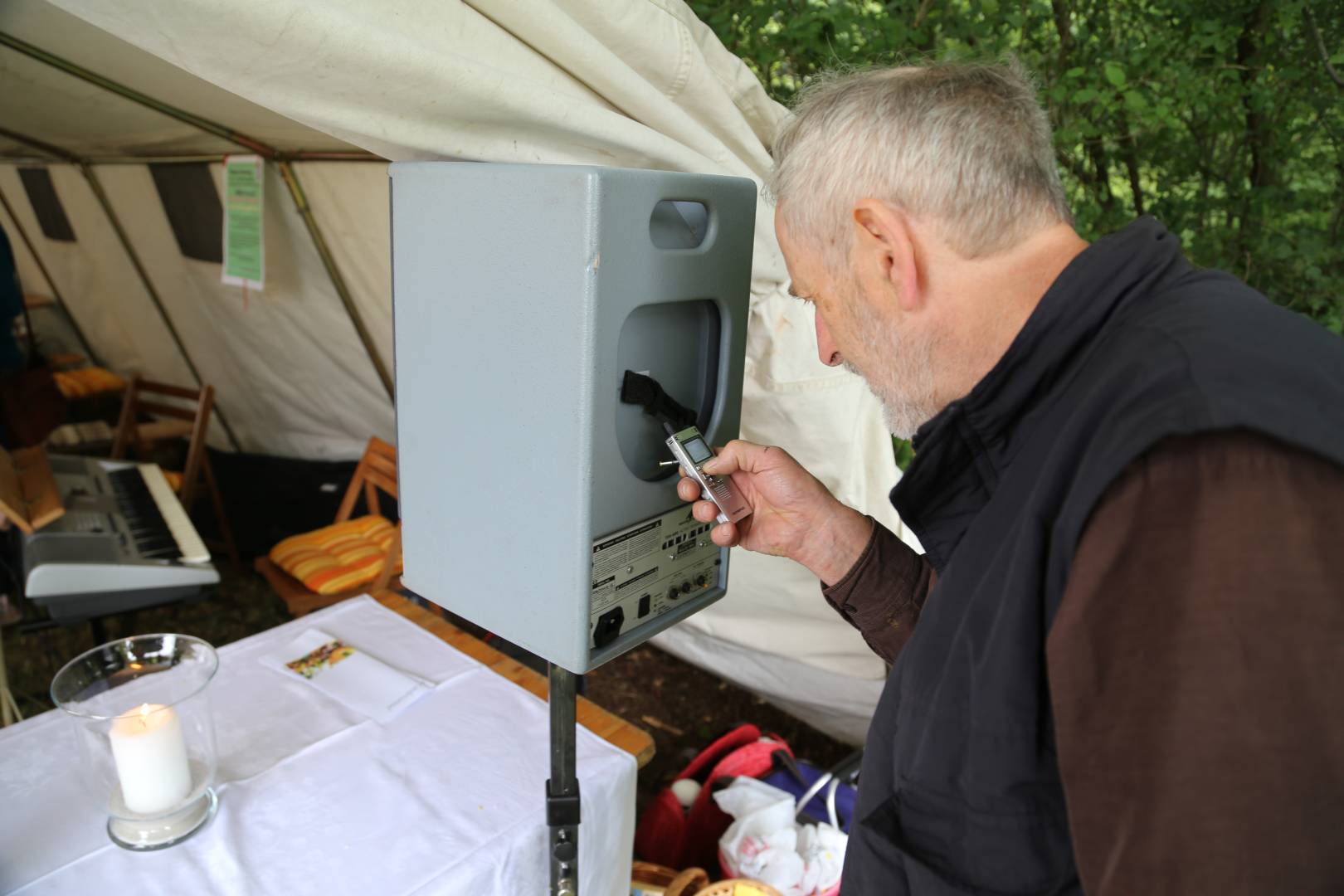 Freiluftgottesdienst an der Milchbrinkhütte in Capellenhagen