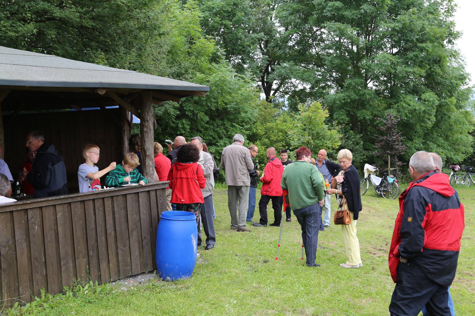 Freiluftgottesdienst an der Milchbrinkhütte in Capellenhagen