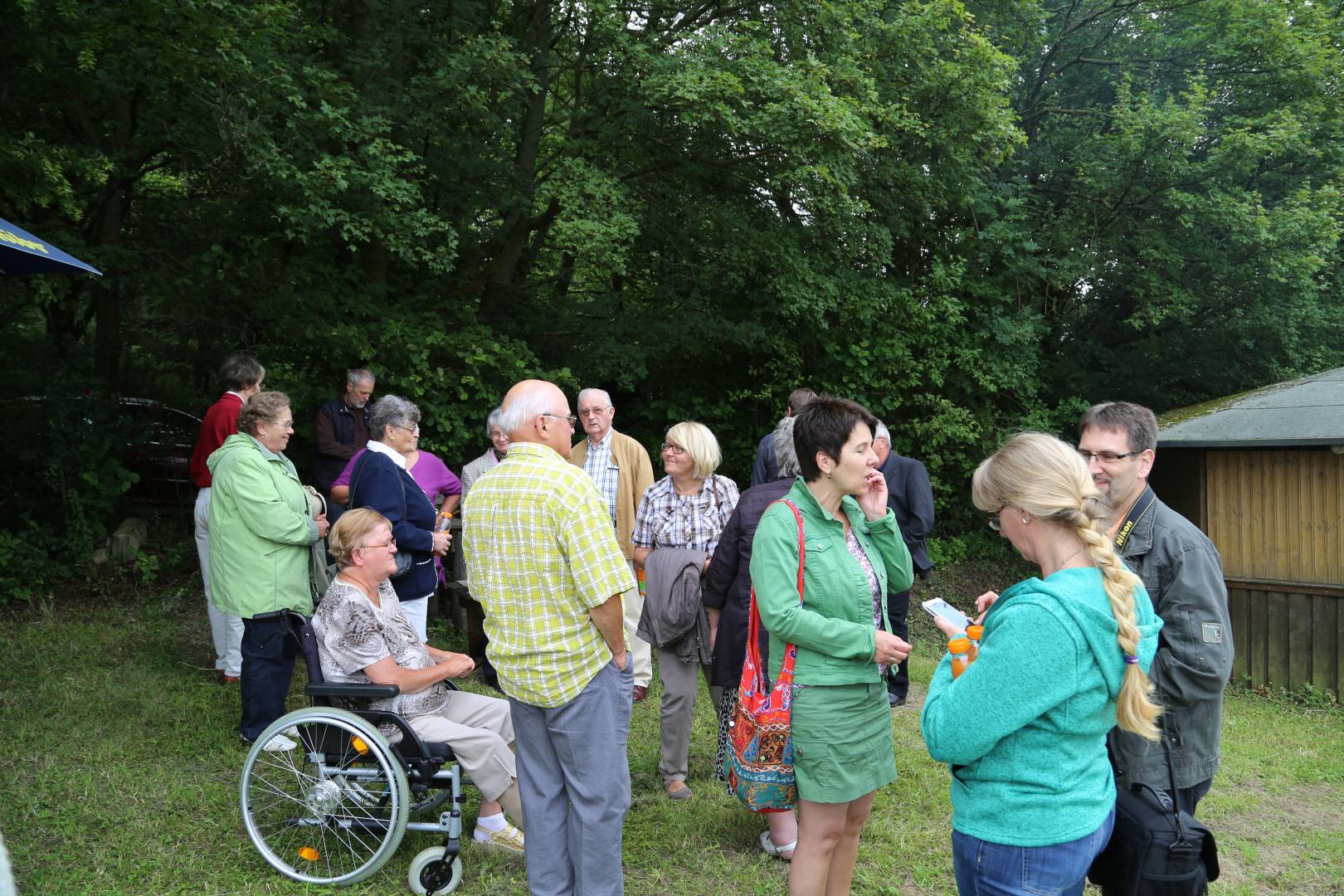 Freiluftgottesdienst an der Milchbrinkhütte in Capellenhagen