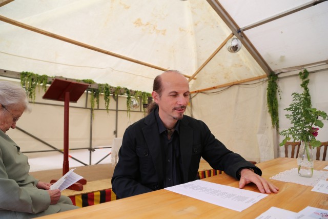 Gottesdienst zum Abschluss des Dorffestes in Fölziehausen.