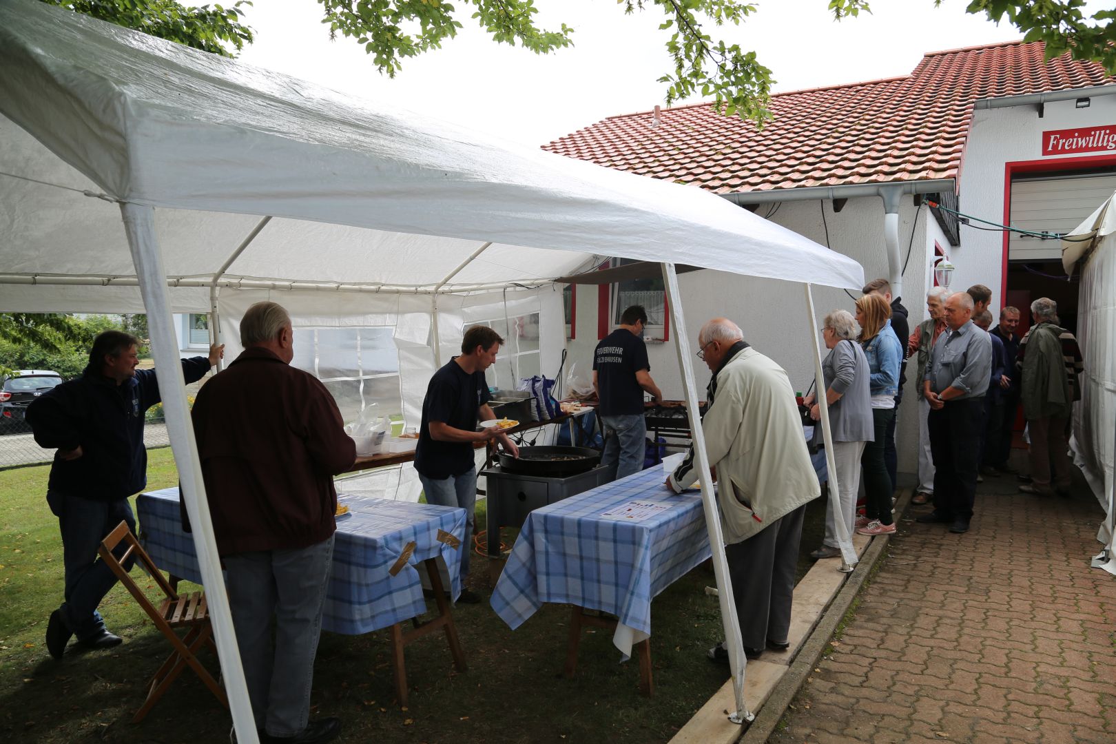 Gottesdienst zum Abschluss des Dorffestes in Fölziehausen.