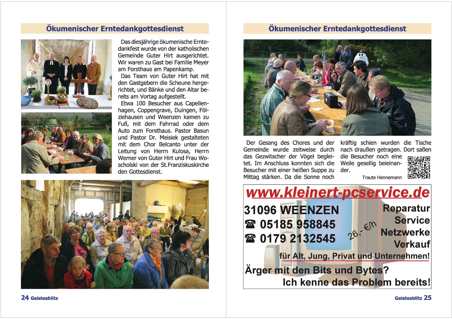 Gemeindebrief Dezember 2014 - Februar 2015