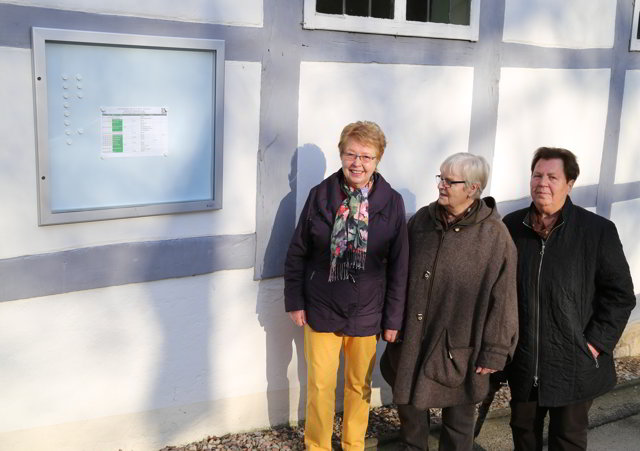 Schaukasten für die Allerheiligen Kapelle in Capellenhagen