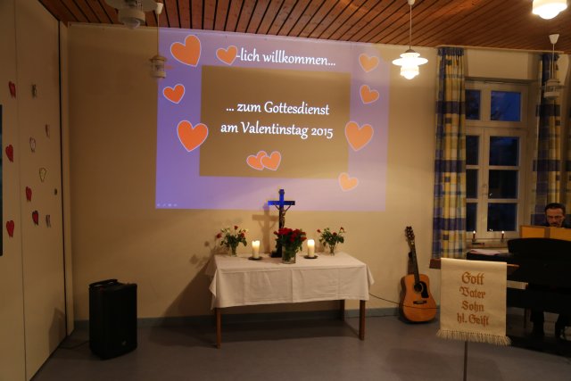 Gottesdienst am Valentinstag