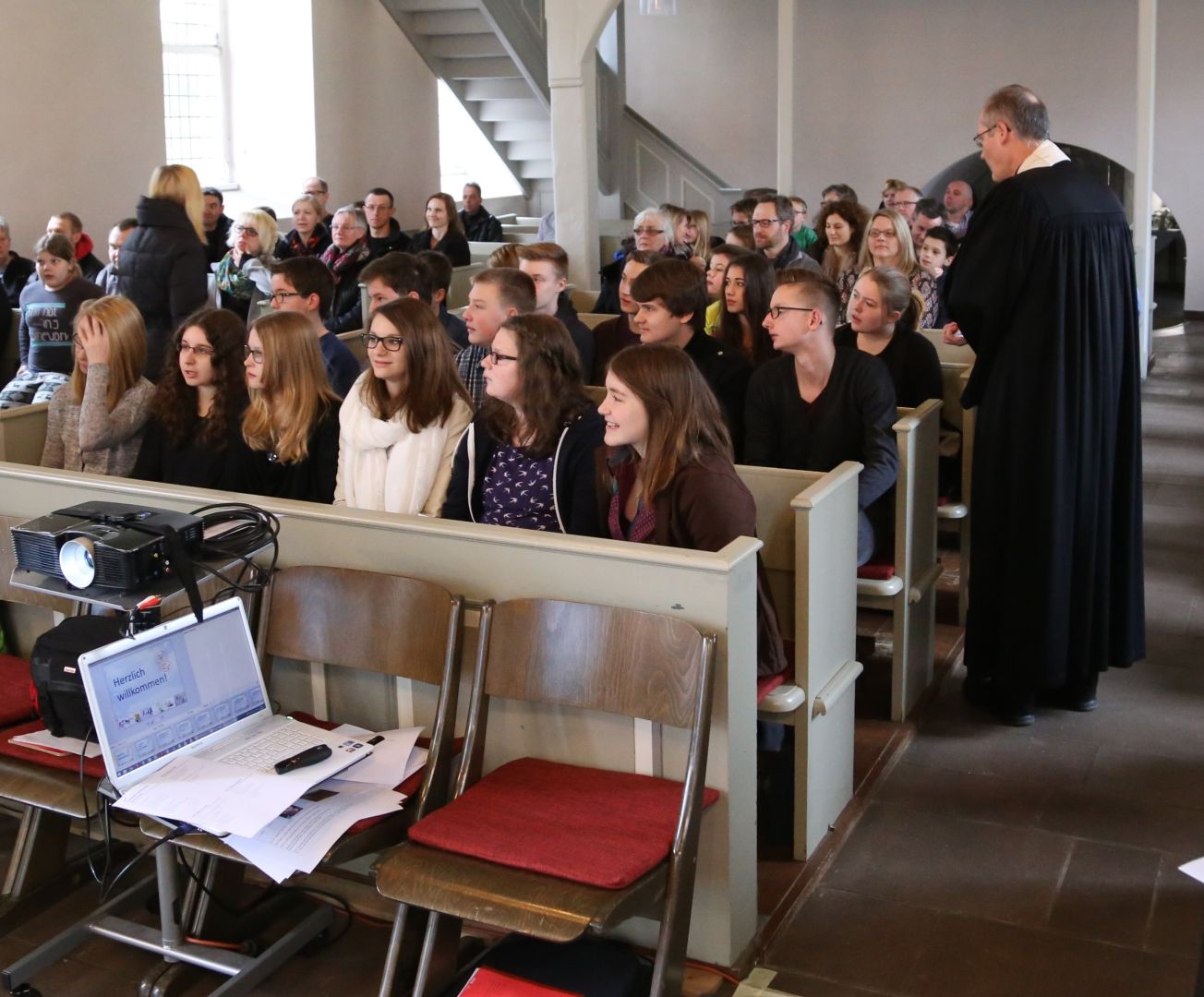 Vorstellungsgottesdienst der Konfirmanden