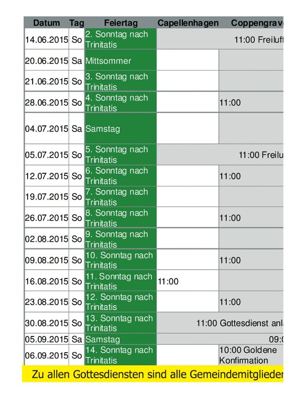 Gemeindebrief Juni 2015 - August 2015