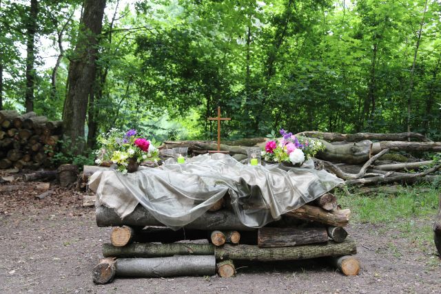 Freiluftgottesdienst an der Köhlerhütte