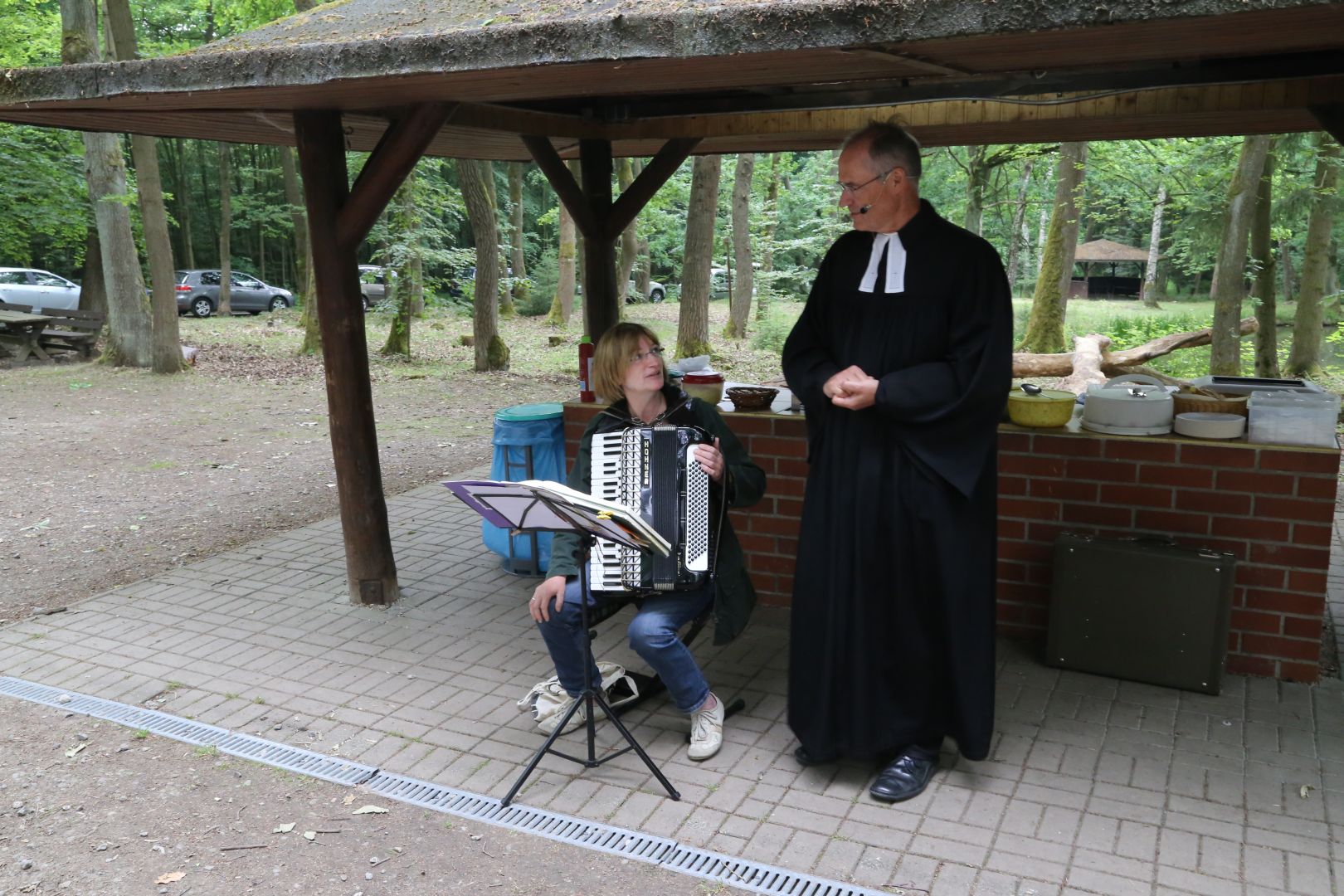 Freiluftgottesdienst an der Köhlerhütte