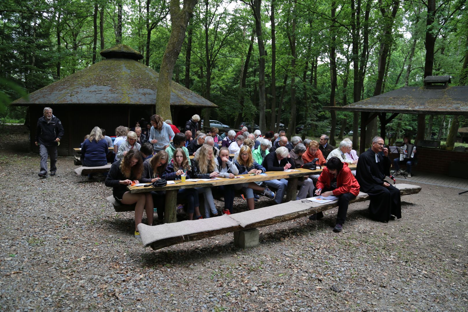 Freiluftgottesdienst an der Köhlerhütte