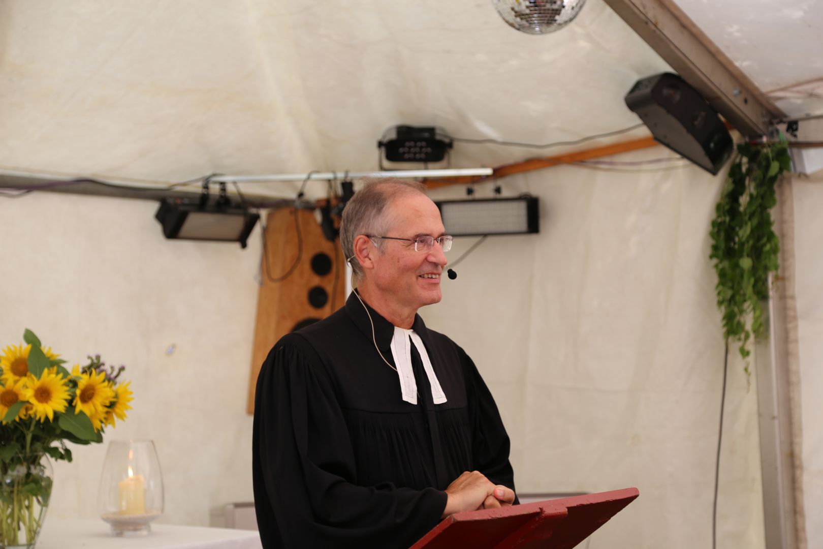 Gottesdienst zum Abschluss des Dorffestes in Fölziehausen.