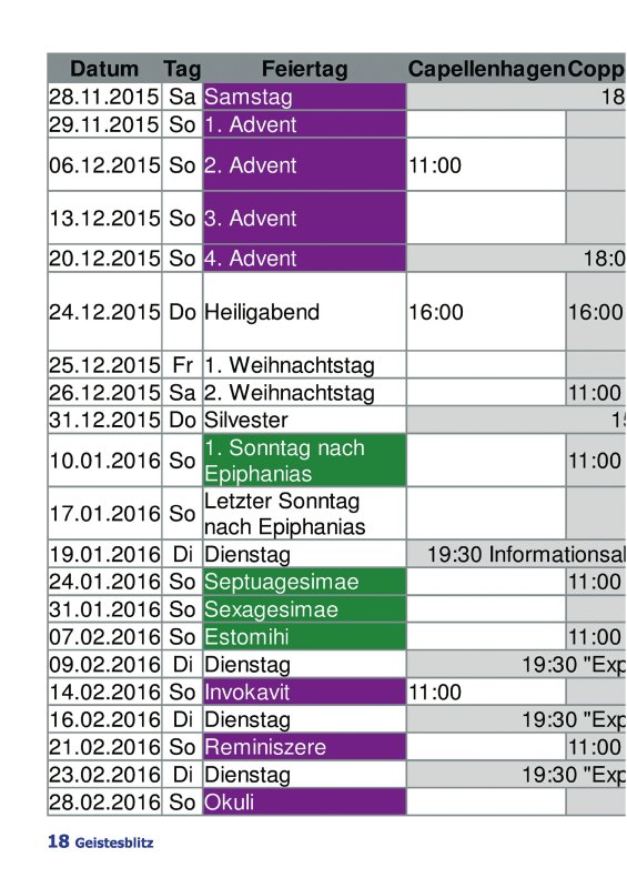 Gemeindebrief Dezember 2015 - Februar 2016