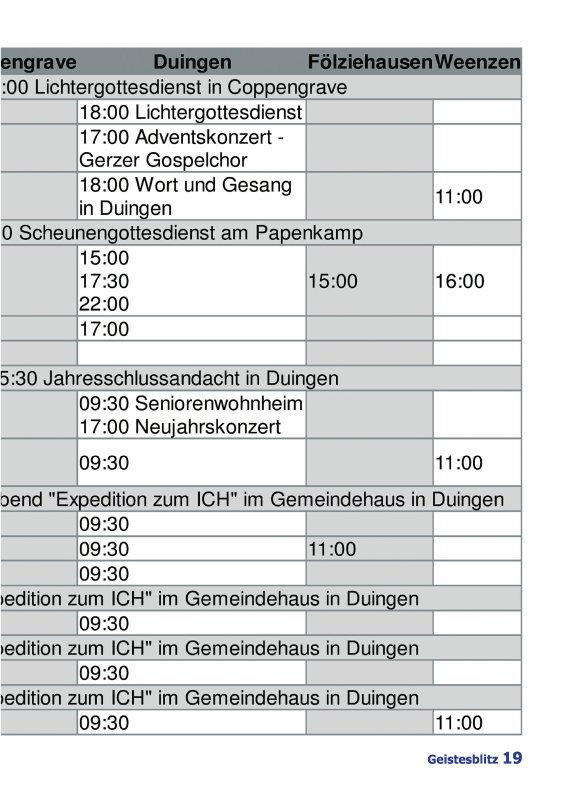 Gemeindebrief Dezember 2015 - Februar 2016