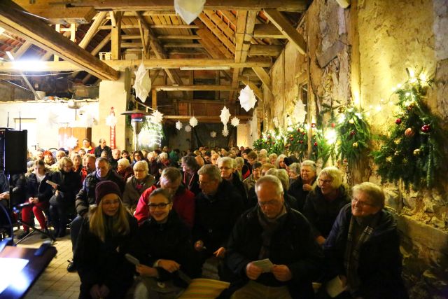 Scheunengottesdienst am 4. Advent am Forsthaus am Papenkamp