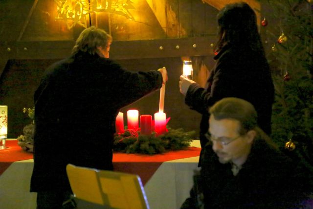 Scheunengottesdienst am 4. Advent am Forsthaus am Papenkamp