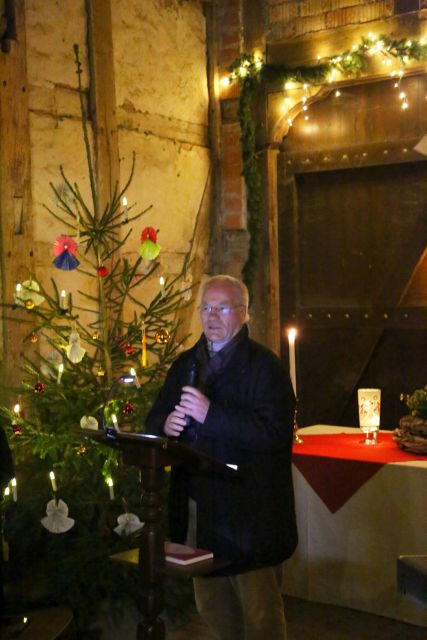 Scheunengottesdienst am 4. Advent am Forsthaus am Papenkamp