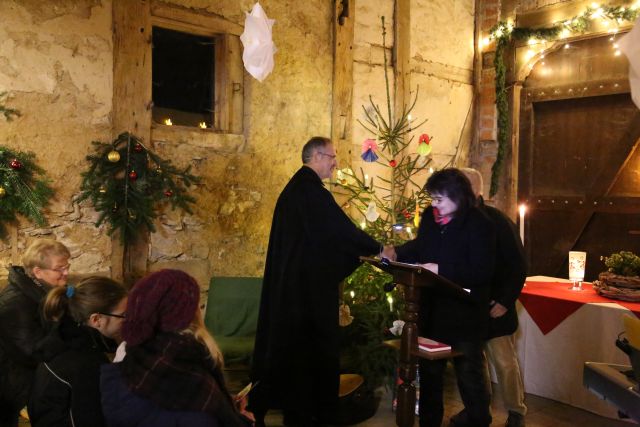 Scheunengottesdienst am 4. Advent am Forsthaus am Papenkamp