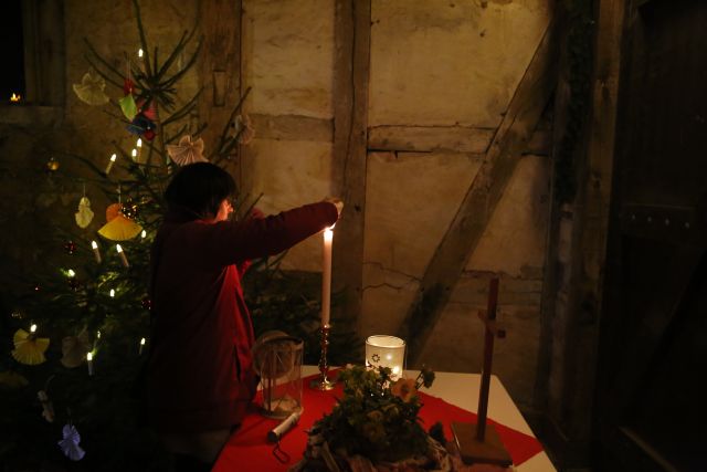 Scheunengottesdienst am 4. Advent am Forsthaus am Papenkamp