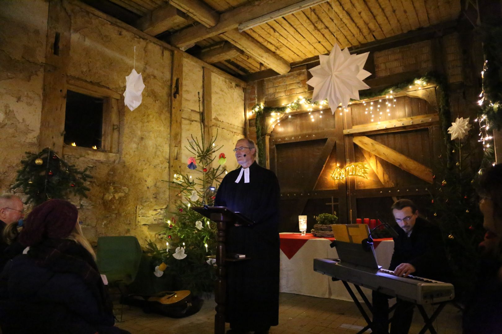 Scheunengottesdienst am 4. Advent am Forsthaus am Papenkamp