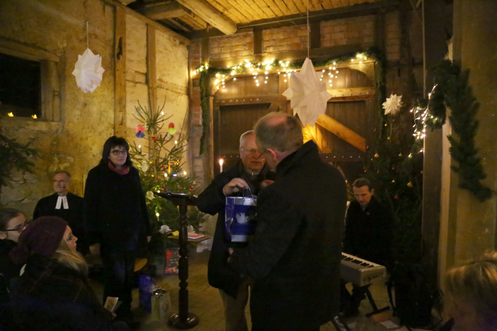 Scheunengottesdienst am 4. Advent am Forsthaus am Papenkamp