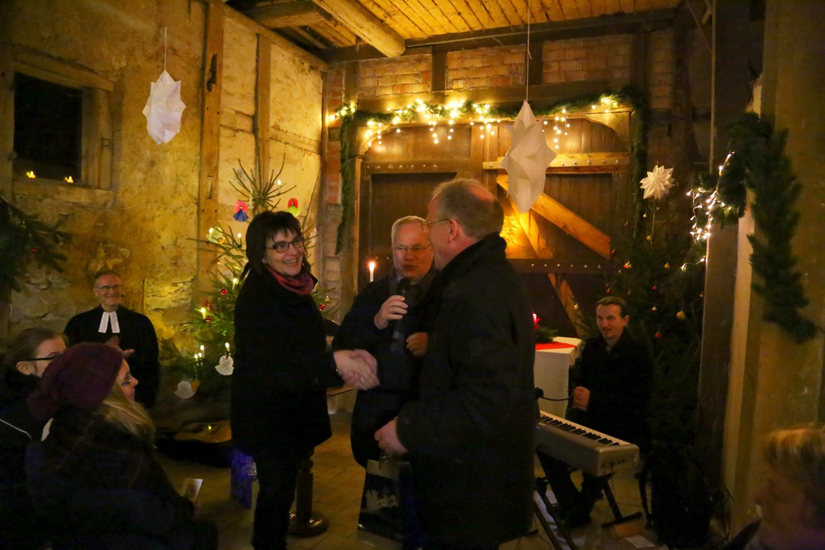 Scheunengottesdienst am 4. Advent am Forsthaus am Papenkamp