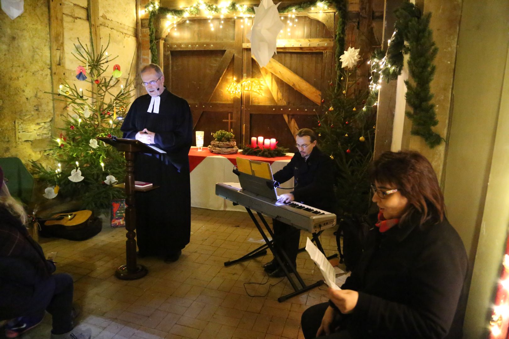 Scheunengottesdienst am 4. Advent am Forsthaus am Papenkamp