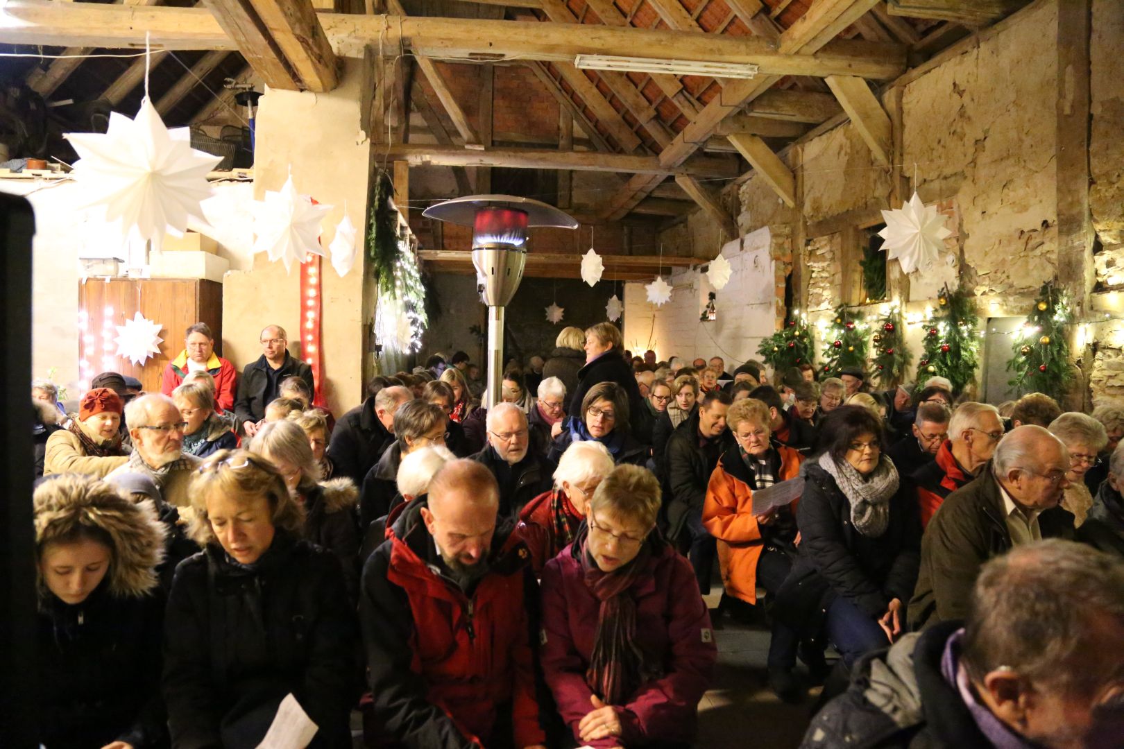 Scheunengottesdienst am 4. Advent am Forsthaus am Papenkamp