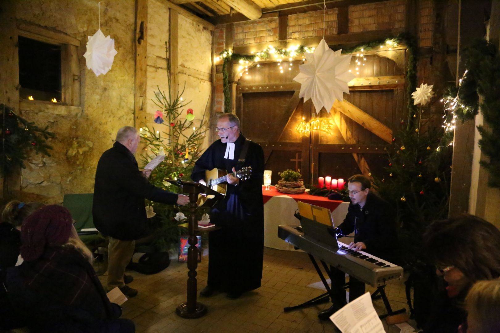 Scheunengottesdienst am 4. Advent am Forsthaus am Papenkamp