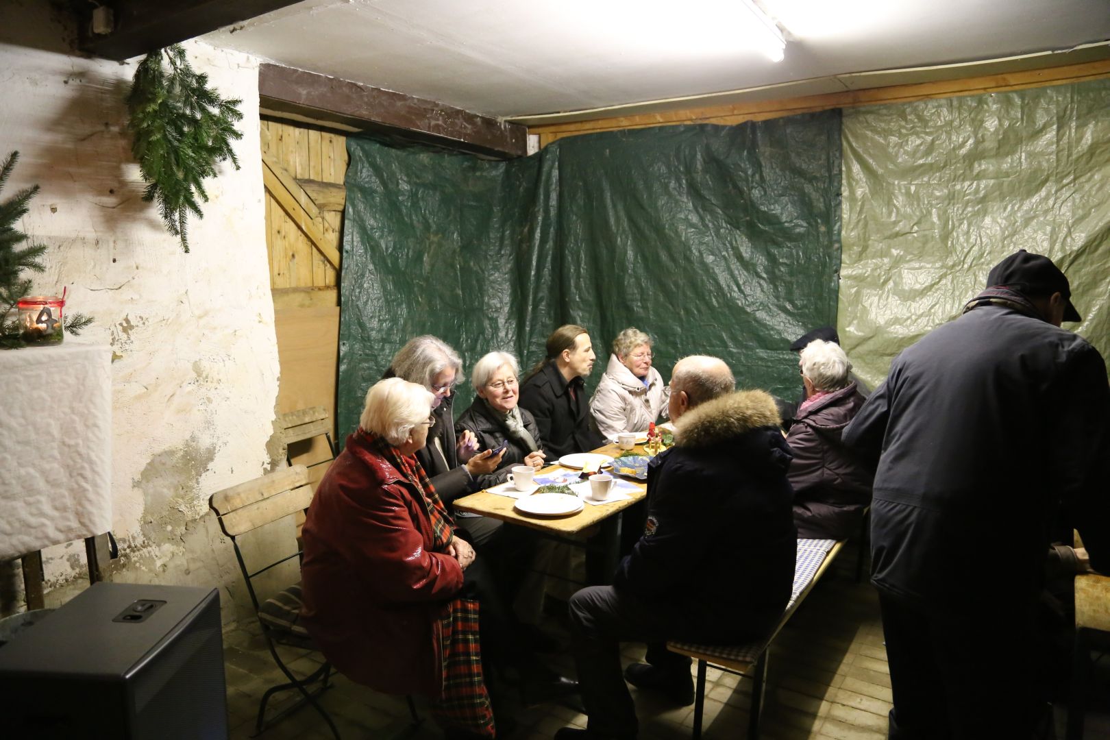 Scheunengottesdienst am 4. Advent am Forsthaus am Papenkamp