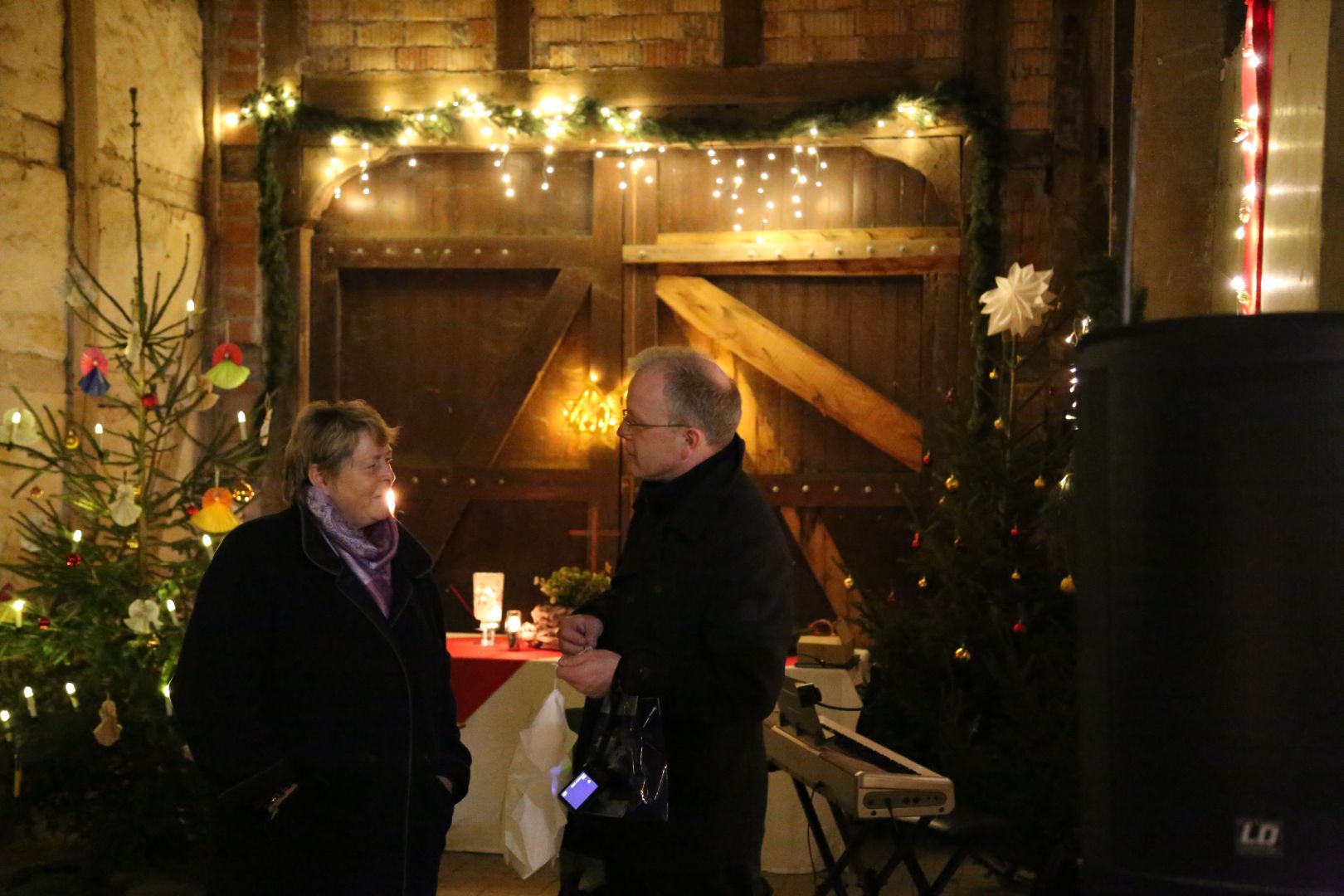 Scheunengottesdienst am 4. Advent am Forsthaus am Papenkamp