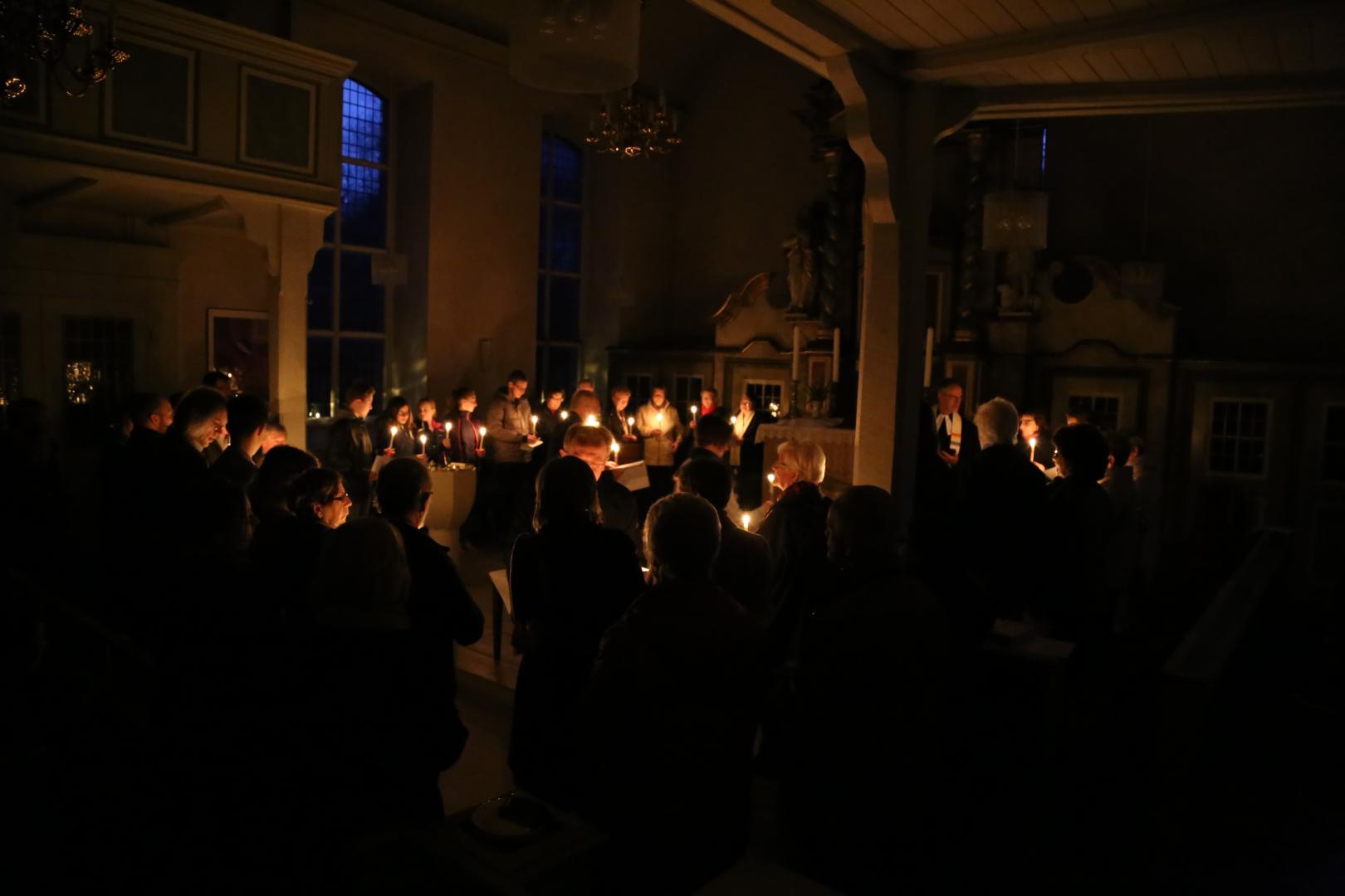 Osternacht in der Katharinenkirche