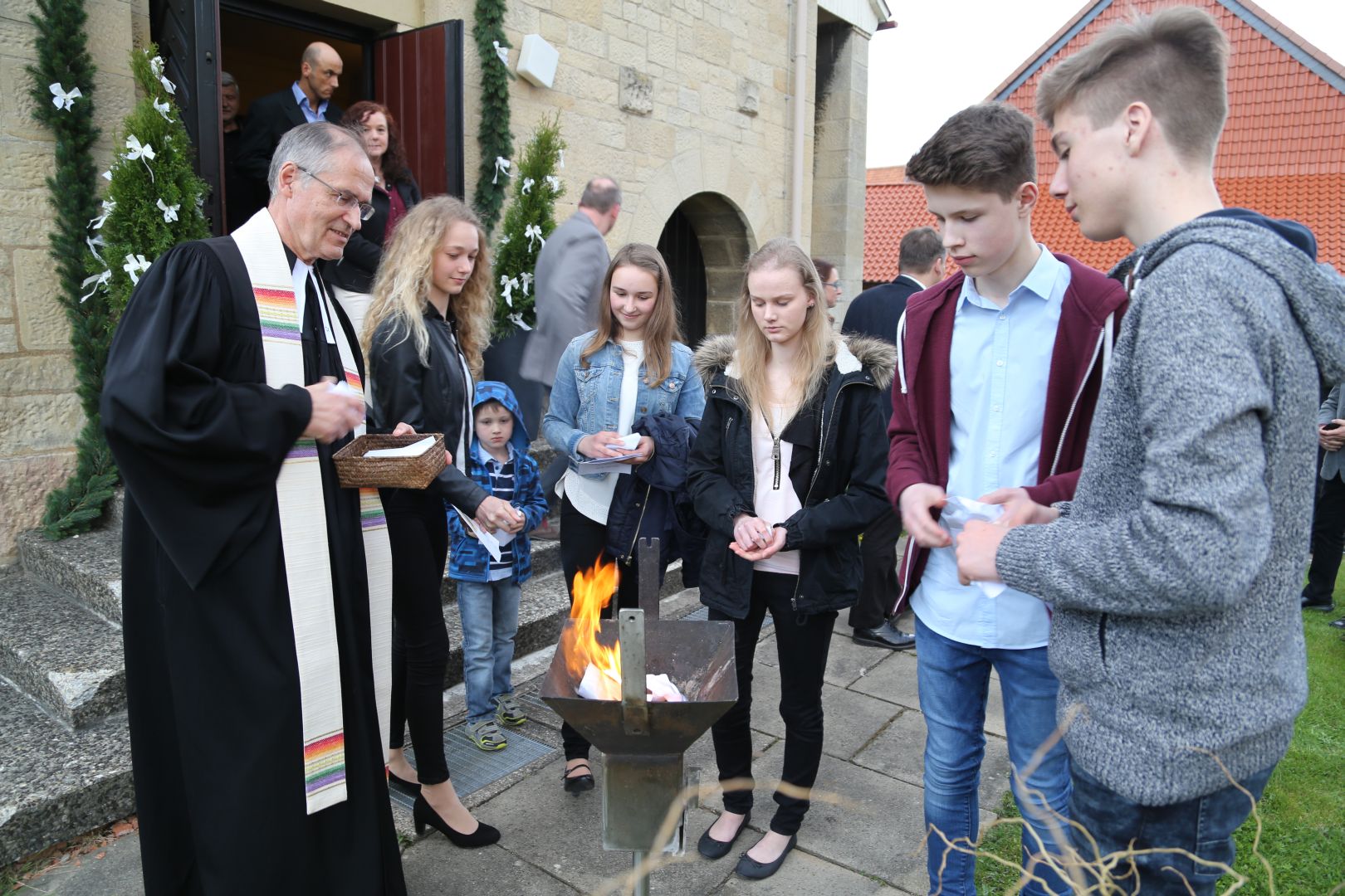 Beichtgottesdienst zur Konfirmation in der St. Franziskuskirche