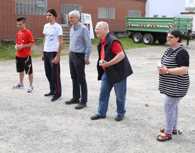 Team "Kirche" nimmt am Boule-Tunier teil