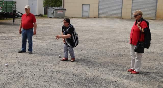 Team "Kirche" nimmt am Boule-Tunier teil