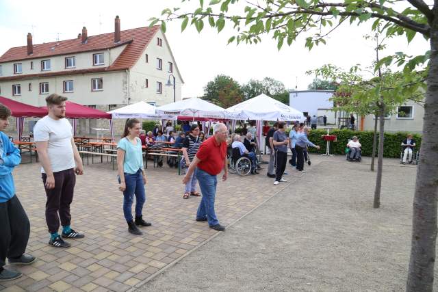 Team "Kirche" nimmt am Boule-Tunier teil