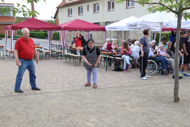 Team "Kirche" nimmt am Boule-Tunier teil