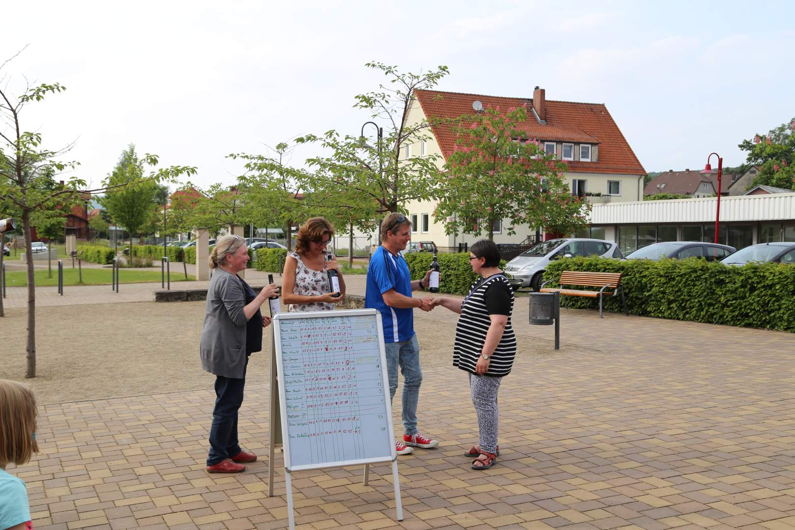 Team "Kirche" nimmt am Boule-Tunier teil