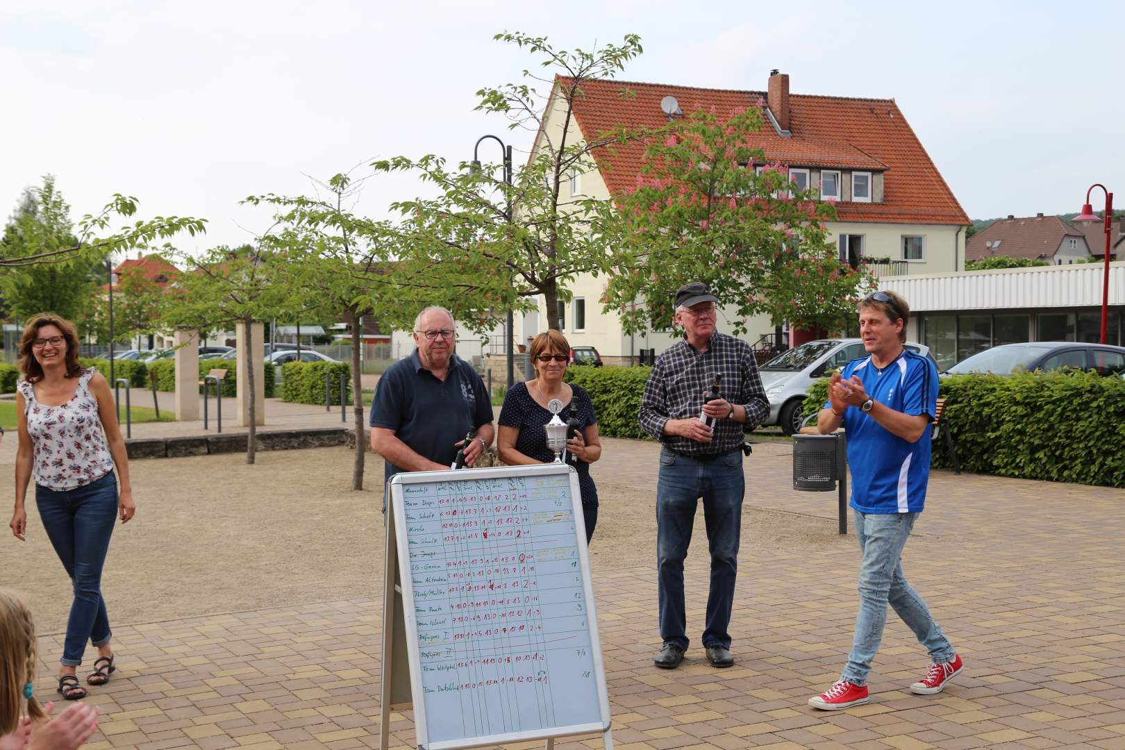 Team "Kirche" nimmt am Boule-Tunier teil