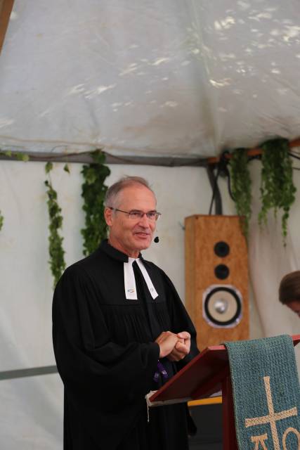 Gottesdienst zum Abschluss des Dorffestes in Fölziehausen.