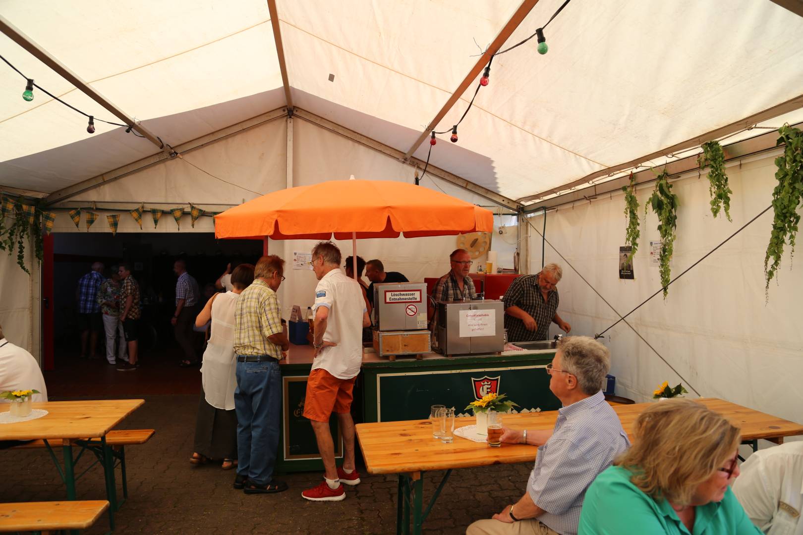 Gottesdienst zum Abschluss des Dorffestes in Fölziehausen.