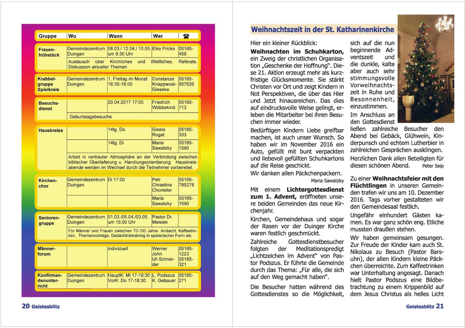 Gemeindebrief März 2017 - Mai 2017