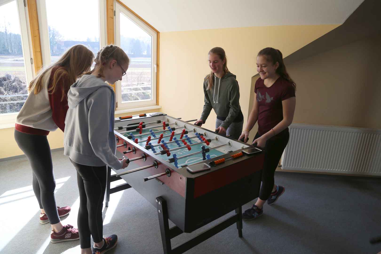 Vorbereitung des Vorstellungsgottesdienst der Konfirmanden in Krelingen