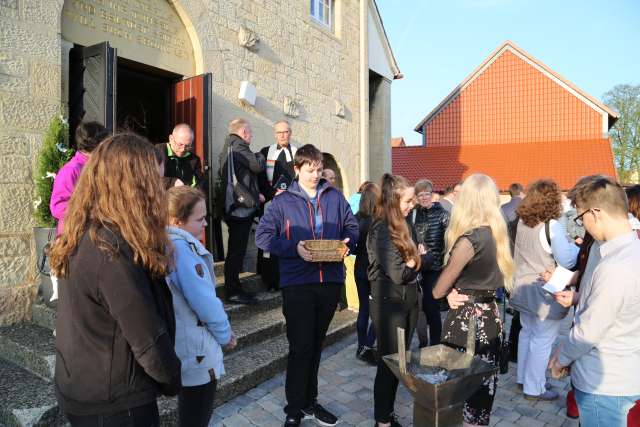 Beichtgottesdienst zur Konfirmation in der St. Franziskuskirche