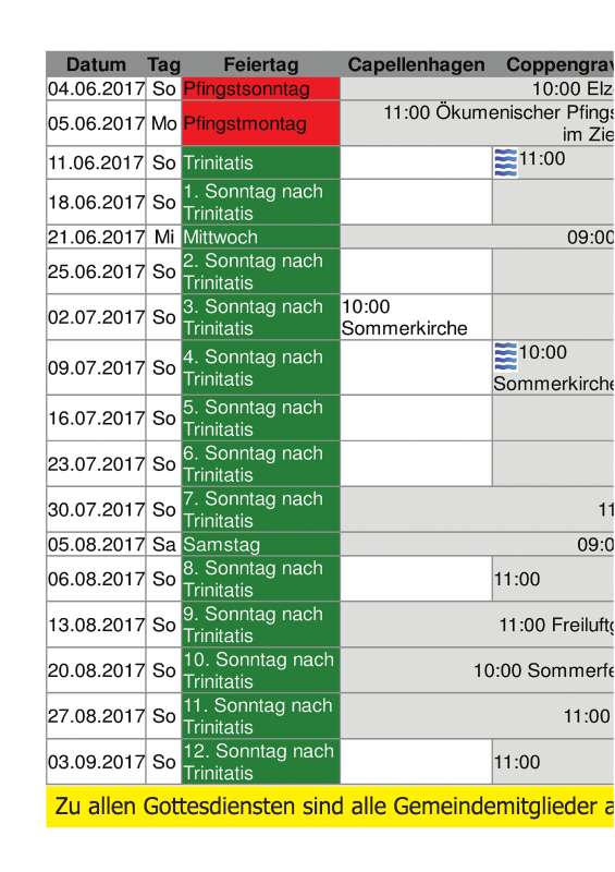Gemeindebrief Juni 2017 - August 2017