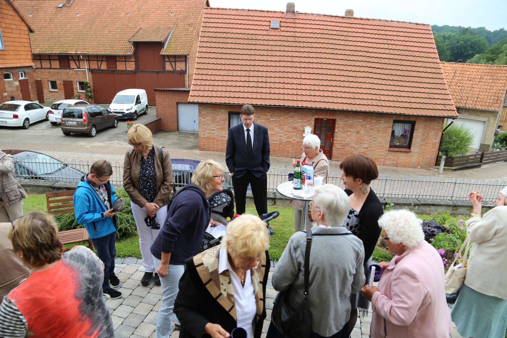 Tauferinnerung mit Taufe von Mia Hauptmann in der Sommerkirche in Coppengrave