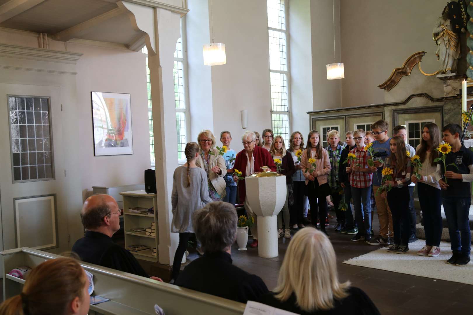 Begrüßung der Vorkonfirmanden, Einführung der Pastoren, Sommerfest