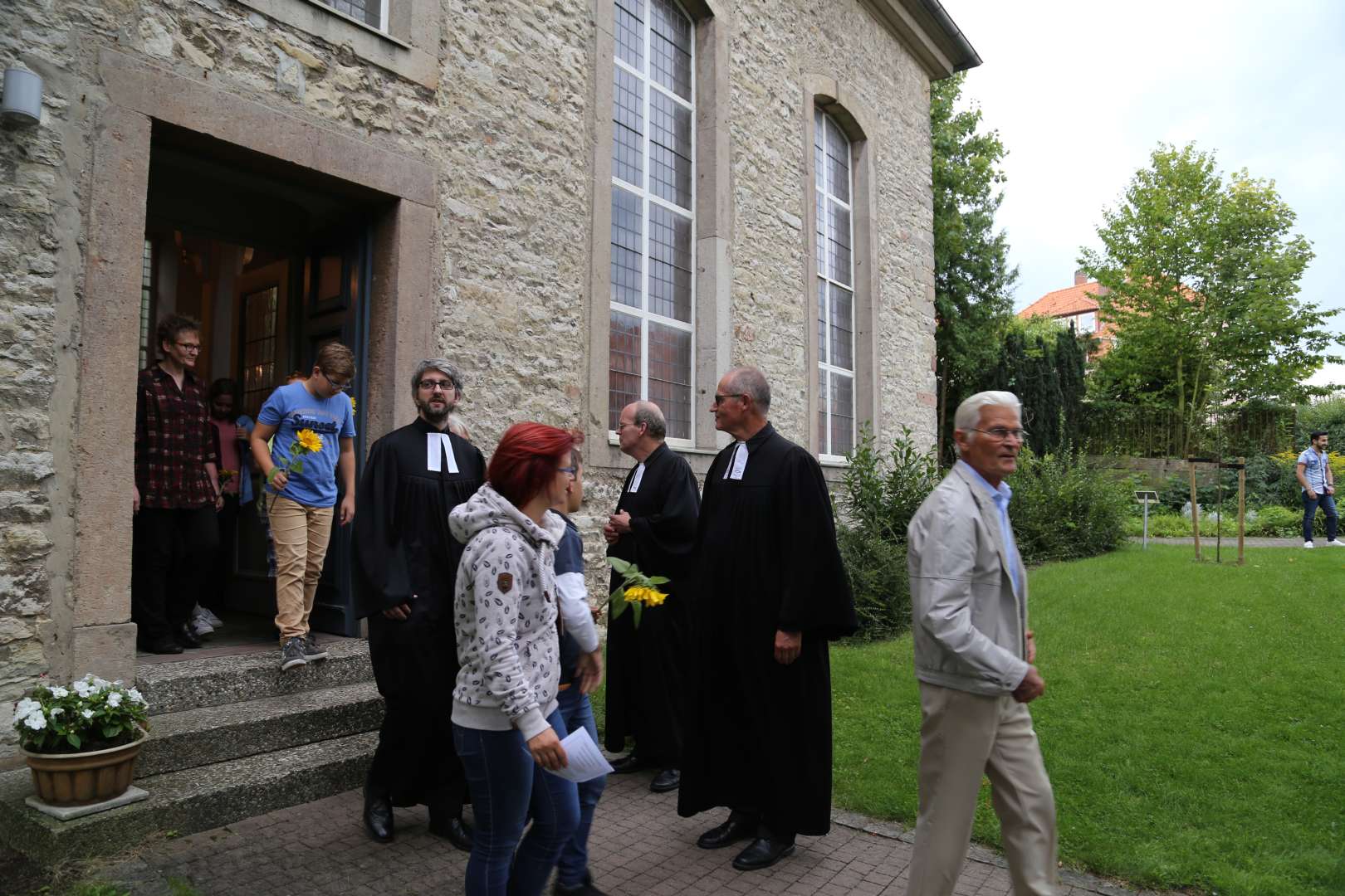 Begrüßung der Vorkonfirmanden, Einführung der Pastoren, Sommerfest