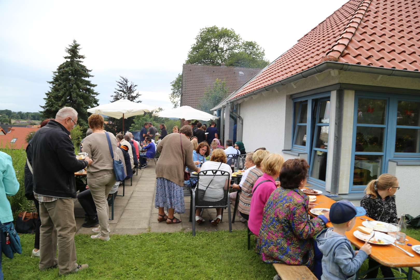 Begrüßung der Vorkonfirmanden, Einführung der Pastoren, Sommerfest