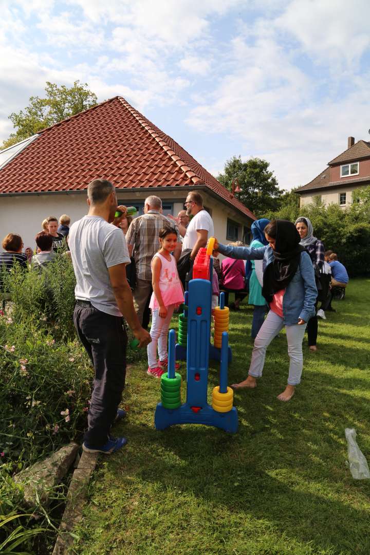 Begrüßung der Vorkonfirmanden, Einführung der Pastoren, Sommerfest